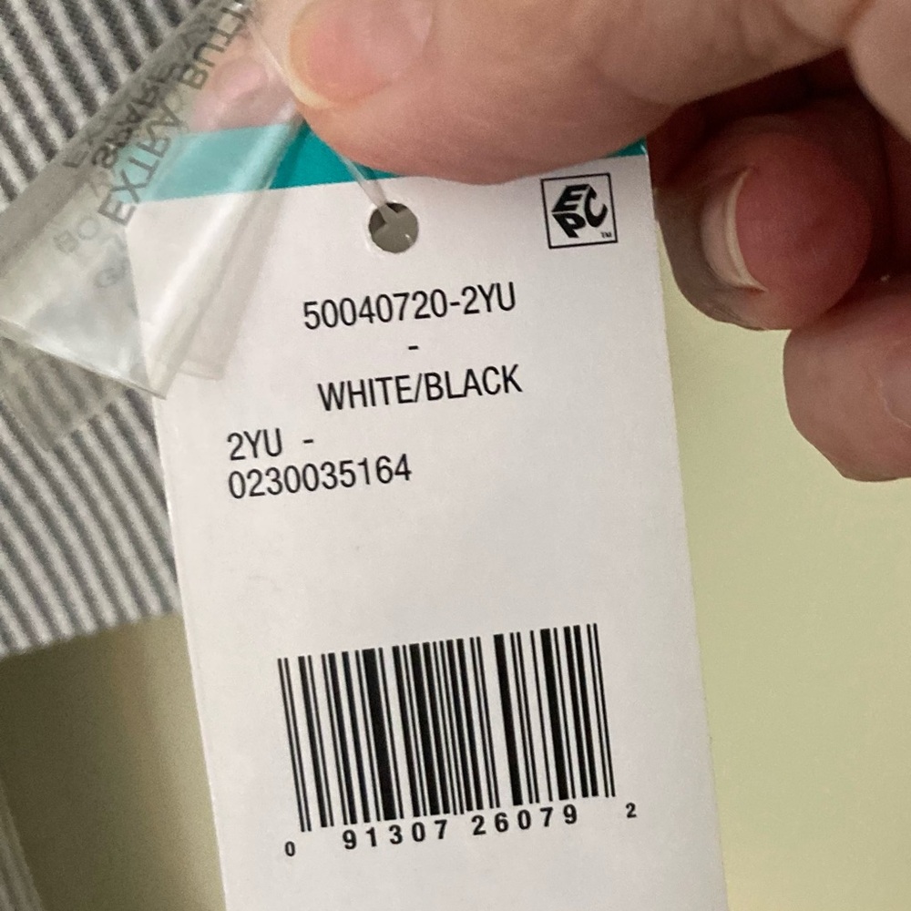 NWT  Le Suit Petite Striped Ruched-Sleeve Fully Lined One-Button Pantsuit - Picture 8 of 9